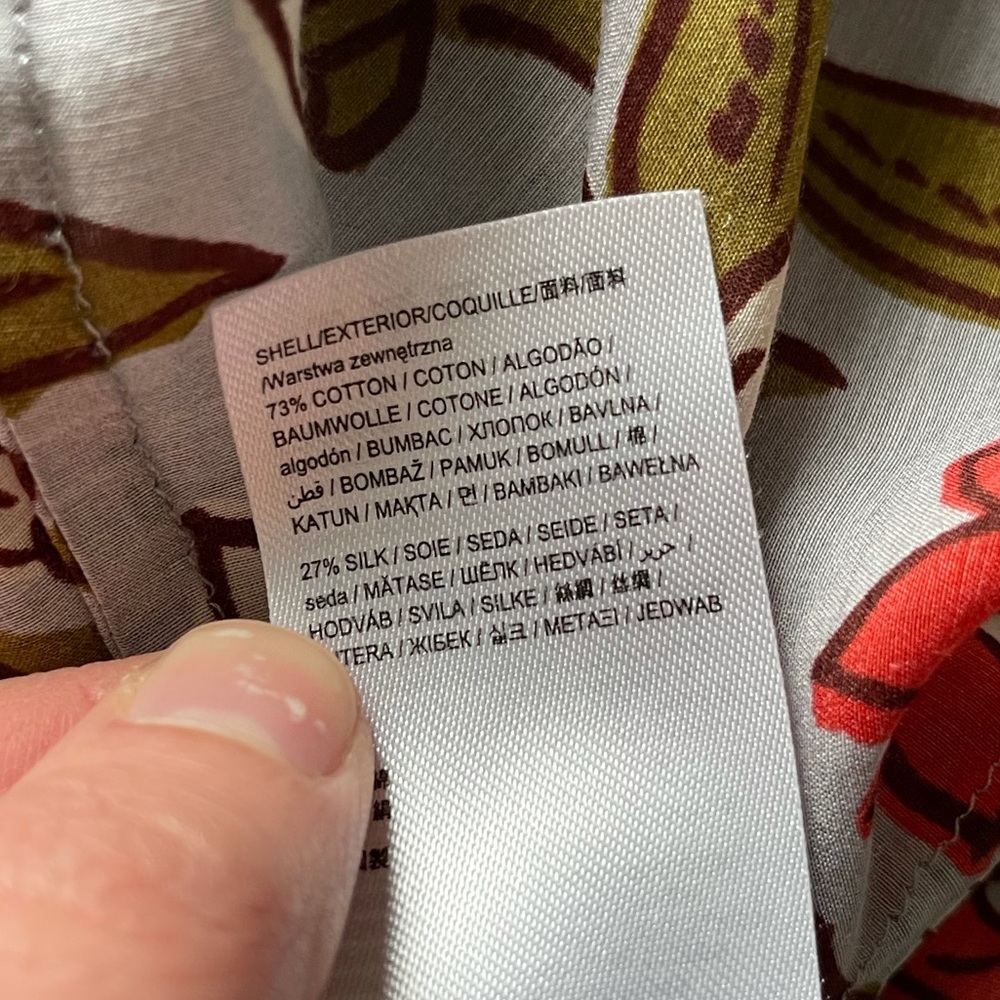 Desigual Mixed Print Button Up Top - image 7